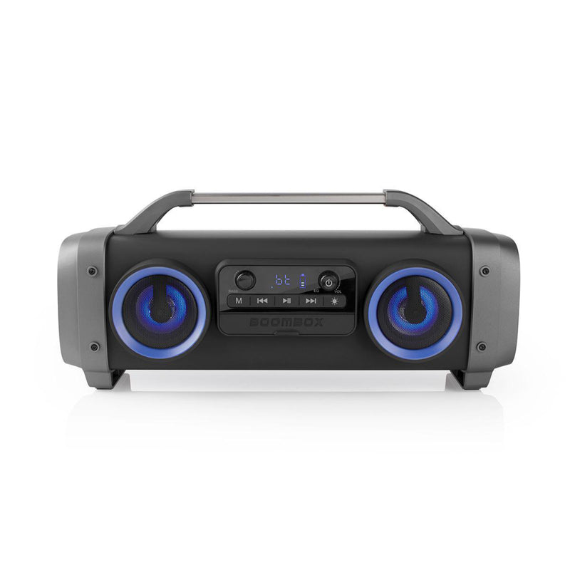 Nedis SPBB300BK Party Boombox 3 Uur Speeltijd Bluetooth® Draadloze Technologie Fm-radio Party-verli