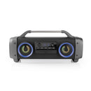 Nedis SPBB300BK Party Boombox 3 Uur Speeltijd Bluetooth® Draadloze Technologie Fm-radio Party-verli