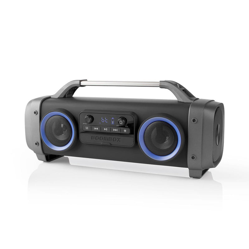 Nedis SPBB300BK Party Boombox 3 Uur Speeltijd Bluetooth® Draadloze Technologie Fm-radio Party-verli