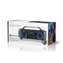 Nedis SPBB300BK Party Boombox 3 Uur Speeltijd Bluetooth® Draadloze Technologie Fm-radio Party-verli
