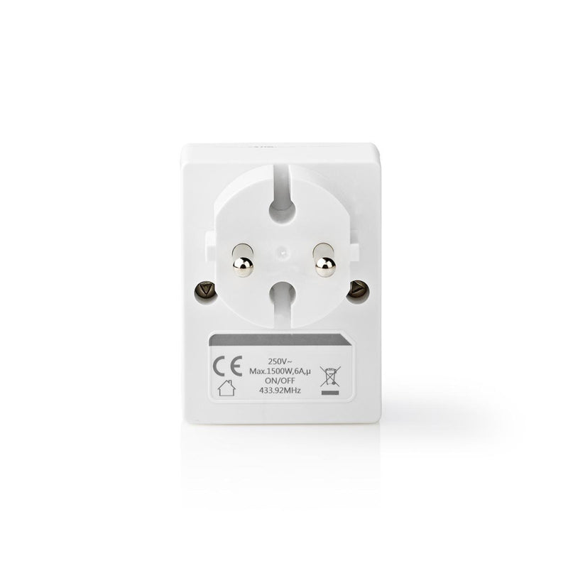 Nedis RFP130EWT Rf Smart Stekker Aan/uit Type C 1500 W
