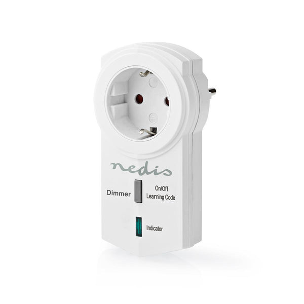 Nedis RFPD120FWT Rf Smart Stekker Dimbaar Schuko Type F 300 W