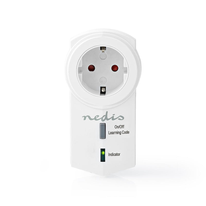 Nedis RFPM120FWT Rf Smart Stekker Aan/uit Rf Mesh Range Extender Schuko Type F 3680 W