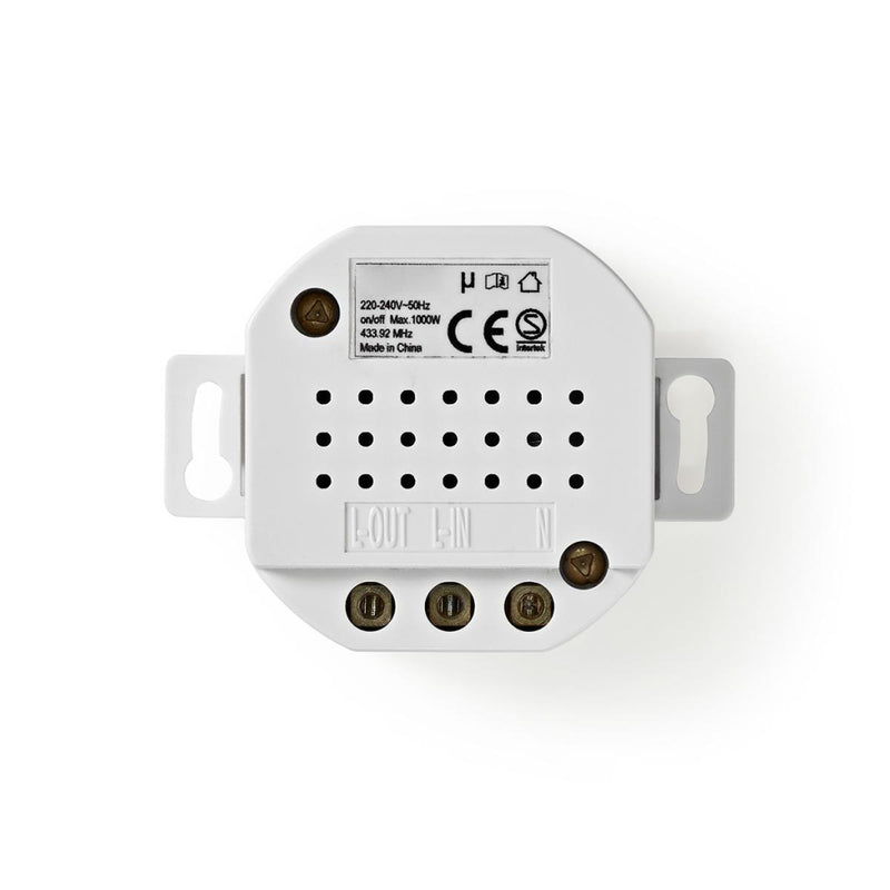 Nedis RFPS110WT Rf Smart Inbouwschakelaar Aan/uit 1000 W