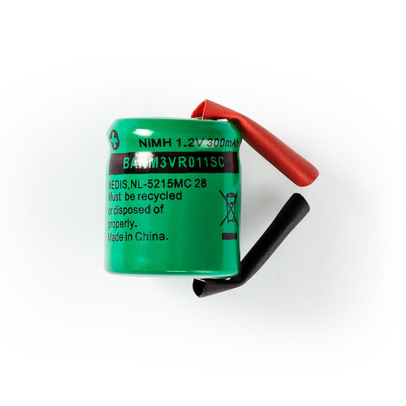 Nedis BANM3VR011SC Nikkel-metaalhydride-accu 1,2 V 300 Mah Soldeerlip