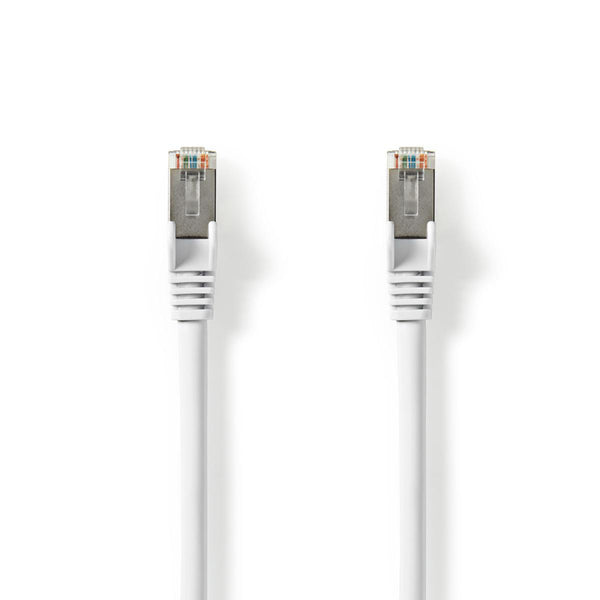 Nedis CCGP85520WT025 Cat 8.1 S/ftp-netwerkkabel Rj45 Male Naar Rj45 Male 0,25 M Wit