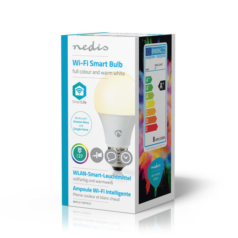 Nedis WIFILC11WTE27 Wi-fi Smart Led-lamp Full-colour En Warm-wit E27