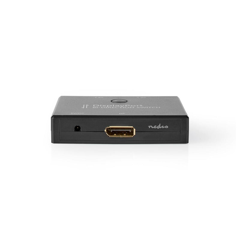Nedis CSWI3702BK 2-poorts Displayport Bi-directionele Switch Zwart