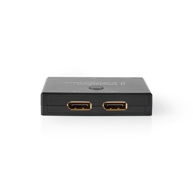 Nedis CSWI3702BK 2-poorts Displayport Bi-directionele Switch Zwart