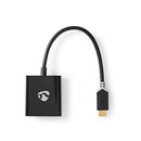 Nedis CCBP64851AT02 Usb Type-c Adapter Cable Type-c Male - Vga Female 0.2 M Anthracite