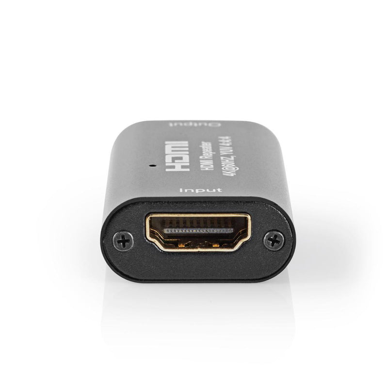 Nedis VREP3475AT Hdmi&trade;-repeater 40 M 4k@60hz 18 Gbps Metaal Antraciet