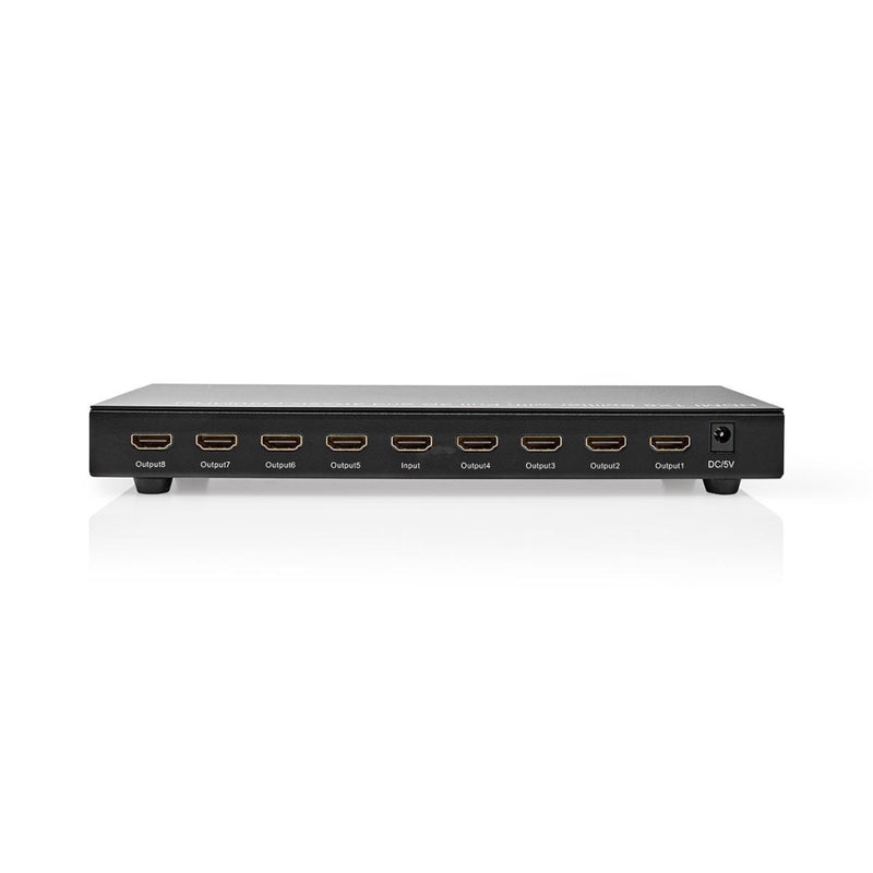 Nedis VSPL3468AT Hdmi&trade;-splitter 8-poorts Hdmi&trade; Input 8x Hdmi&trade; Output 4k@30hz 3.4