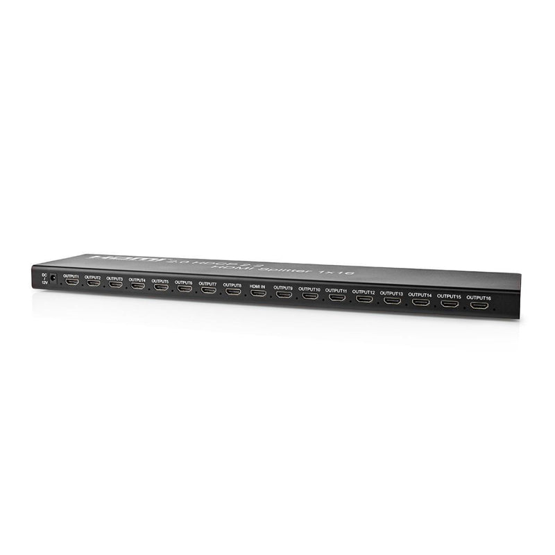 Nedis VSPL34716AT Hdmi&trade;-splitter 16-poorts - 1x Hdmi&trade;-ingang 16x Hdmi&trade;-uitgang 4k