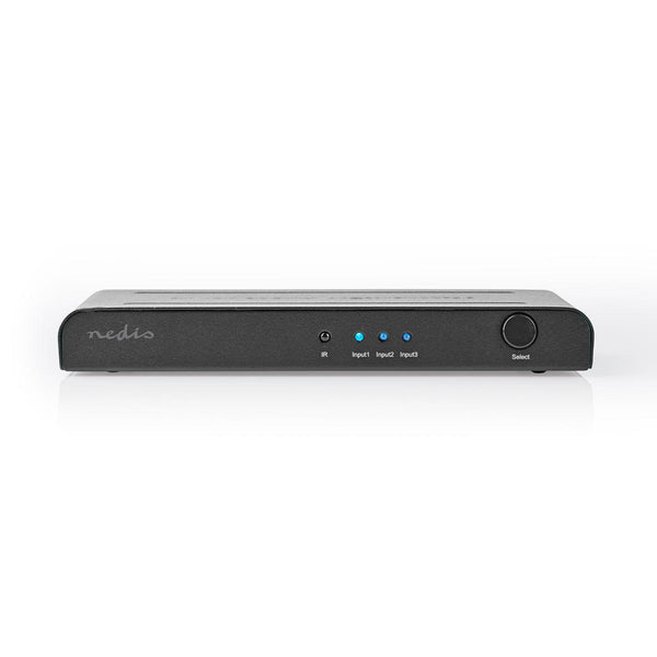 Nedis VSWI3473AT Hdmi&trade; Switch 3-poorts - 3x Hdmi&trade;-ingang 1x Hdmi&trade;-uitgang 4k2k@60