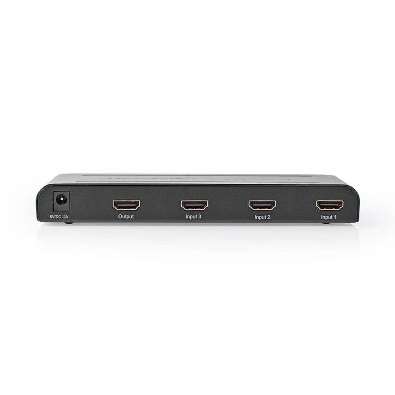 Nedis VSWI3473AT Hdmi&trade; Switch 3-poorts - 3x Hdmi&trade;-ingang 1x Hdmi&trade;-uitgang 4k2k@60