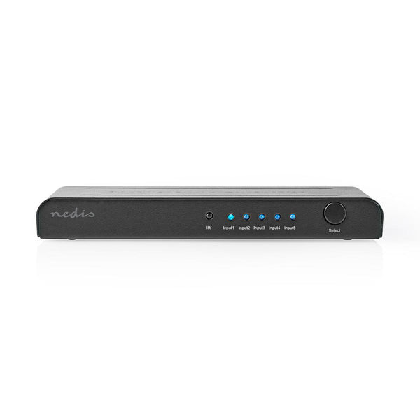 Nedis VSWI3475AT Hdmi&trade; Switch 5-poorts - 5x Hdmi&trade;-ingang 1x Hdmi&trade;-uitgang 4k2k@60