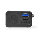 Nedis RDDB1000BK Dab+ Radio 3,6 W Fm Klok & Wekkerfunctie Zwart