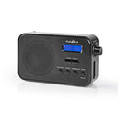 Nedis RDDB1000BK Dab+ Radio 3,6 W Fm Klok & Wekkerfunctie Zwart