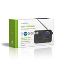 Nedis RDDB1000BK Dab+ Radio 3,6 W Fm Klok & Wekkerfunctie Zwart