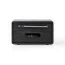 Nedis RDDB5110BK Dab+ Radio 4,5 W Fm Klok & Wekkerfunctie Zwart