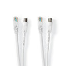 Nedis CSGP4500WT15 Coax- / Cat6-combinatiekabel Met Connectoren 1,5 M