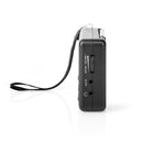 Nedis RDWR1100BK Fm-radio 1,5 W Wereldontvanger Klok &amp; Wekkerfunctie Zwart