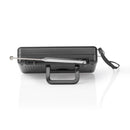 Nedis RDWR1100BK Fm-radio 1,5 W Wereldontvanger Klok &amp; Wekkerfunctie Zwart