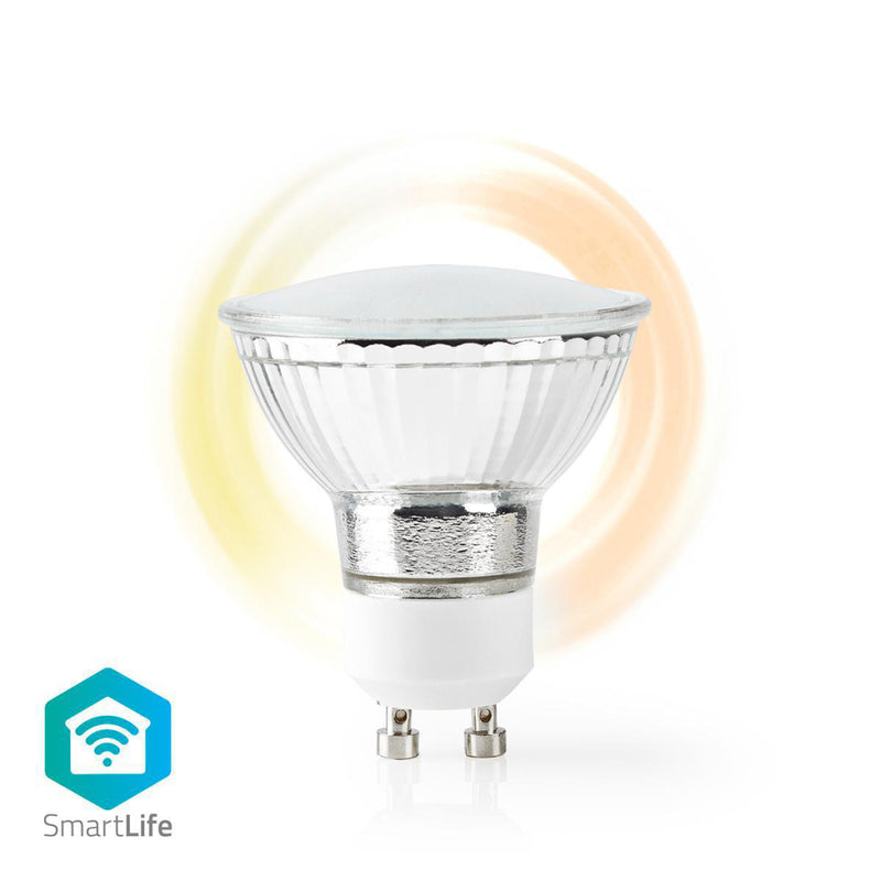 Nedis WIFILW12CRGU10 Wi-fi Smart Led-lamp Warm Wit Gu10 Dim Naar Extra Warm Wit (1800 K)