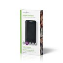 Nedis UPBK5002BK Powerbank 5000 Mah 2 Usb-a Uitgangen 1. 0 A Micro-usb Ingang Zwart
