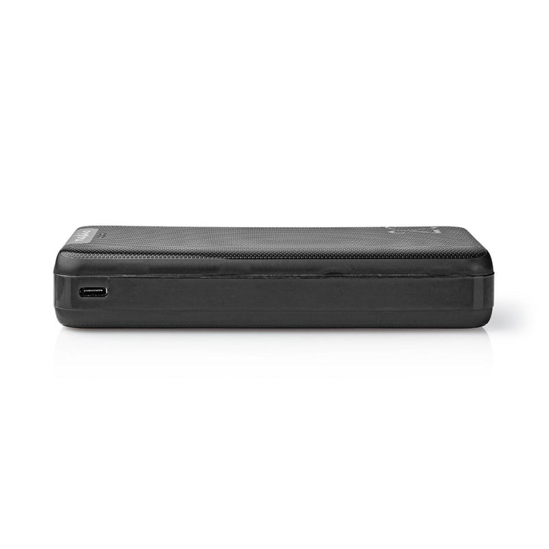 Nedis UPBK20002BK Powerbank 20. 000 Mah 3 Uitgangen 3.0 / 2.1 / 1.0 A Usb-c&trade; / Micro-usb-inga