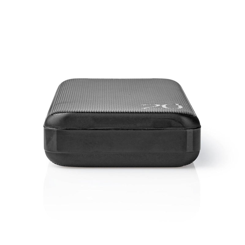 Nedis UPBK20002BK Powerbank 20. 000 Mah 3 Uitgangen 3.0 / 2.1 / 1.0 A Usb-c&trade; / Micro-usb-inga