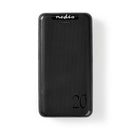 Nedis UPBK20002BK Powerbank 20. 000 Mah 3 Uitgangen 3.0 / 2.1 / 1.0 A Usb-c&trade; / Micro-usb-inga