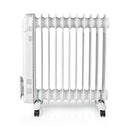 Nedis HTOI20EWT11 Mobiele Olieradiator 2500 W Wit