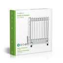 Nedis HTOI20EWT11 Mobiele Olieradiator 2500 W Wit