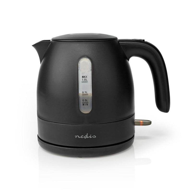 Nedis KAWK300EBK Waterkoker 1L 2150W Zwart