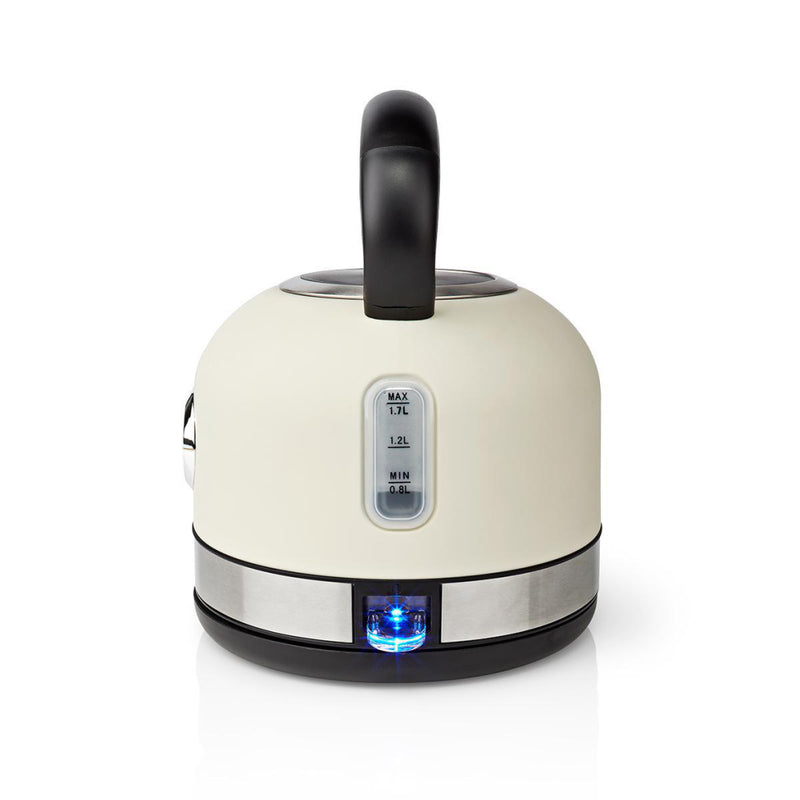 Nedis KAWK310EWT Waterkoker 1.7 L 360° Draaibaar Wit
