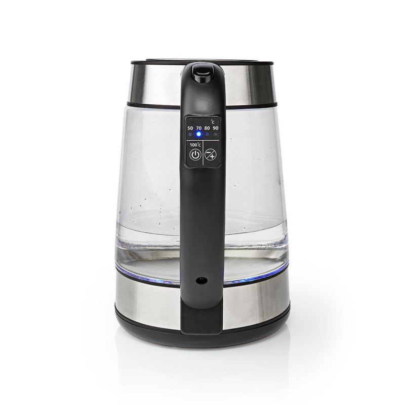 Nedis KAWK320EGS Waterkoker 1.7 L 360° Draaibaar Glas