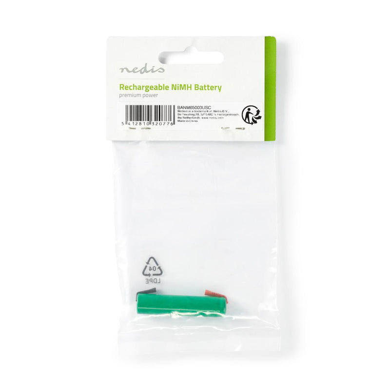 Nedis BANM65003USC Nikkel-metaalhydride-accu 1,2 V 600 Mah Aaa Soldeerlip