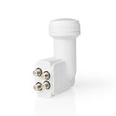 Nedis SLNB10QTWT Universele Lnb Quattro Ruisgetal 0,2 - 0,85 Db