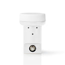 Nedis SLNB10SWT Universele Lnb Single Ruisgetal 0,2 - 0,9 Db