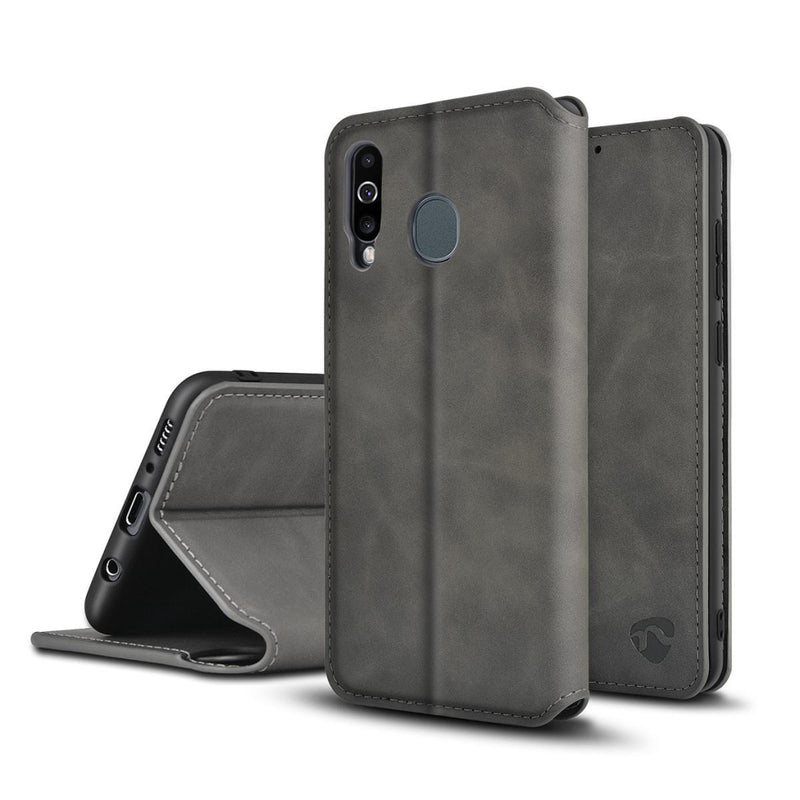 Nedis SSW10025BK Soft Wallet Book Voor Samsung Galaxy M30 Zwart