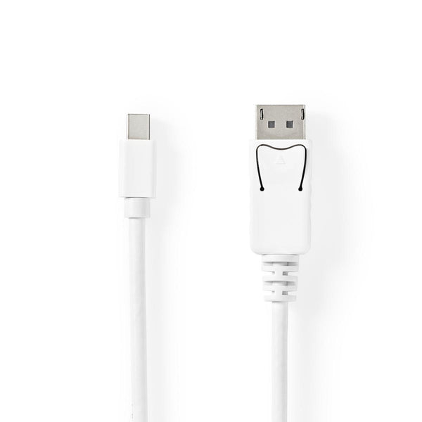 Nedis CCGB37404WT20 Mini-displayport - Displayport-kabel Mini-displayport Male - Displayport Male 2