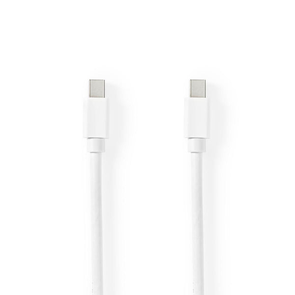 Nedis CCGB37504WT20 Mini-displayport - Mini-displayport-kabel Mini-displayport Male - Mini-displayp
