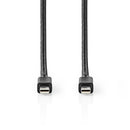 Nedis CCGP37504BK20 Mini-displayport - Mini-displayport-kabel Mini-displayport Male - Mini-displayp