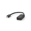 Nedis CCGP37654BK02 Mini-displayport - Hdmi&trade;-kabel 1.4 Mini-displayport Male - Hdmi&trade;-ui
