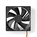 Nedis DCFAN12025BK Computerventilatordc 120 Mm 3-pin Stil