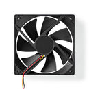 Nedis DCFAN12025BK Computerventilatordc 120 Mm 3-pin Stil