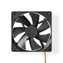 Nedis DCFAN14025BK Computerventilatordc 140 Mm 3-pin Stil