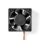 Nedis DCFAN6025BK Computerventilatordc 60 Mm 3-pins Stil