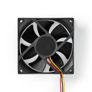 Nedis DCFAN8025BK Computerventilatordc 80 Mm 3-pin Stil